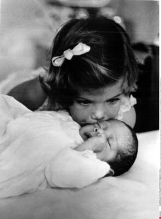 Caroline and John Kennedy Jr.