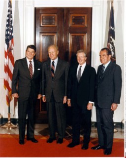 Quatre anciens présidents des Etats-Unis (1991)