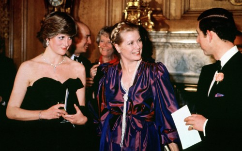Lady Di, Prince Charles et Grace de Monaco, 1981
