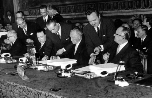 Signature du Traité de Rome, 1957