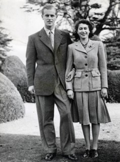 La princesse Elisabeth et le prince Philip
