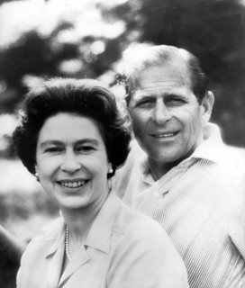 Portrait de la reine Elisabeth II et du prince Philip