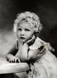 La princesse Elisabeth à l'âge de 3 ans