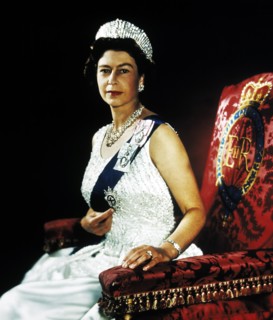 Portrait de la reine Elisabeth II