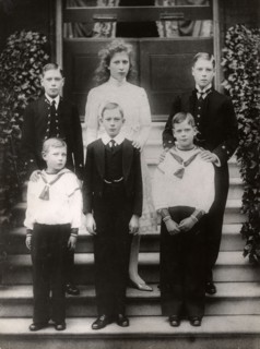 Portrait de la famille royale d'Angleterre