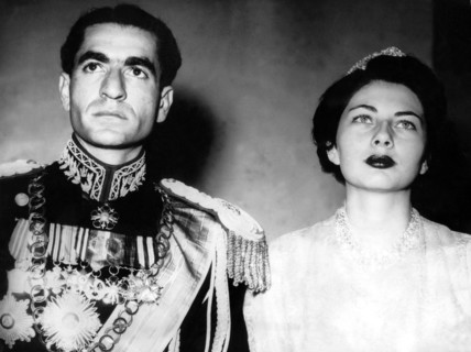 Mohammed Reza Shah Pahlavi et sa seconde épouse la princesse Soraya Esfandiary