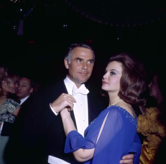 Joachim FUCHSBERGER and Gundula KORTE at Bal Paré, 1967