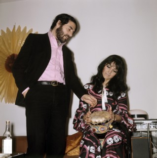 Dunja RAJTER, at home in 1970