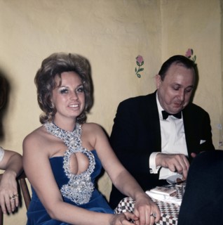 Barbara VALENTIN at the film ball in Munich in 1971