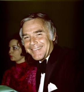 Joachim FUCHSBERGER and Gundula KORTE at the Bambi awards, 1970