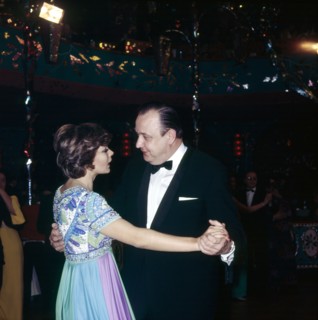 Uschi GLAS and Hans-Dietrich GENSCHER, 1972