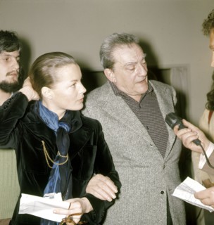 Romy SCHNEIDER with Luchino VISCONTI