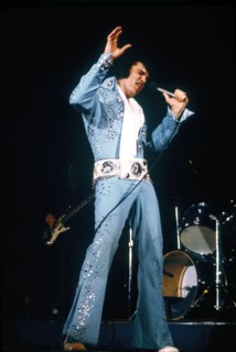 Elvis PRESLEY at a concert in Milwaukee, 1972