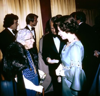 Agatha CHRISTIE and Queen ELIZABETH II. Agatha CHRISTIE