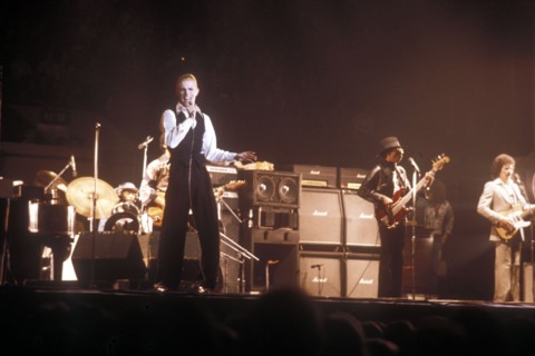 David BOWIE on stage, London 1976