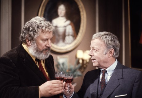 Heinz RÜHMANN and Peter USTINOV in 'No evening like any other', 1976