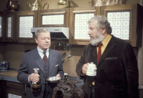 Heinz RÜHMANN and Peter USTINOV in 'No evening like any other', 1976