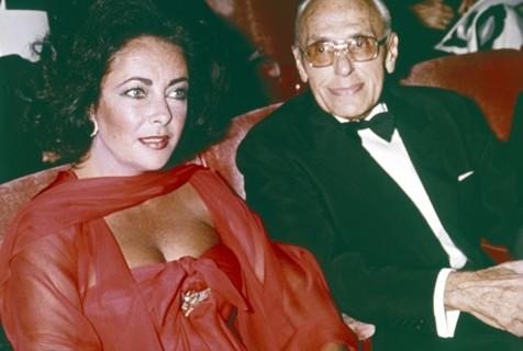 Elizabeth TAYLOR with George CUKOR, 1976