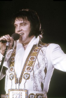 Elvis PRESLEY at a concert, Florida 1977