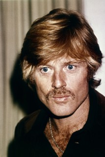Robert REDFORD, portrait with mustache
