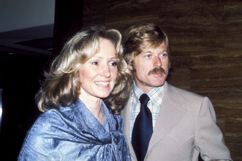 Robert REDFORD with his wife Lola