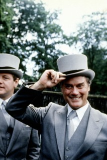 Larry HAGMAN at the Royal Ascot horse race in 1980