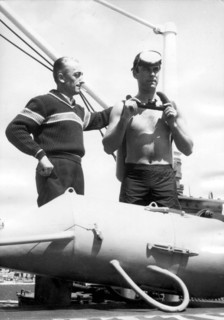Jacques COUSTEAU with George BAKER