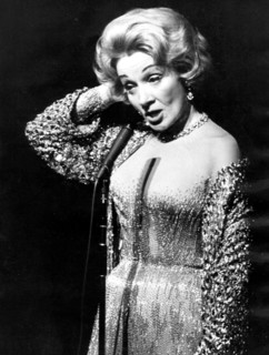 Marlene DIETRICH at a concert
