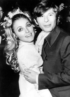 Sharon TATE and Roman POLANSKI after their wedding, 1968