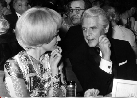 Liselotte PULVER and Conrad AHLERS, Frankfurt 1971