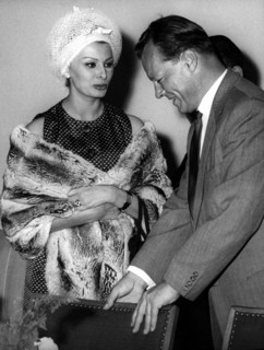 Sophia LOREN and Willy BRANDT, Berlin 1959