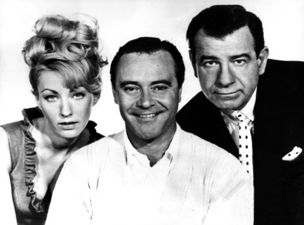 Judi WEST + Jack LEMMON + Walter MATTHAU in 'The Lucky Guy'