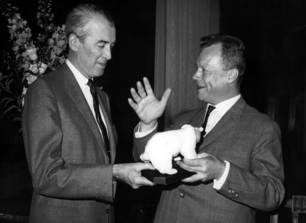 Willy BRANDT and James STEWART, June 1962