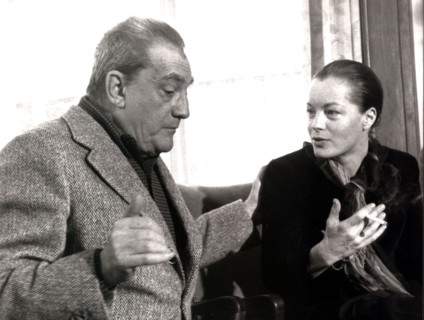 Luchino VISCONTI and Romy SCHNEIDER, 1972