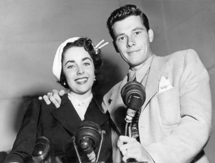 Elizabeth TAYLOR and Conrad HILTON Jr., USA 1950