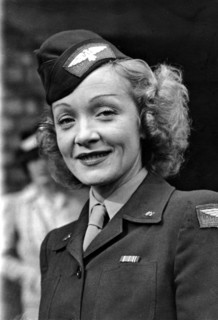 Marlene DIETRICH as a soldier