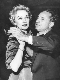 Marlene DIETRICH and Elia KAZAN dancing, 1954