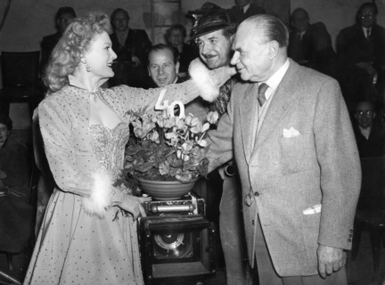 Ernst JACOBY with Marika RÖKK and Bruno MONDI, 1953