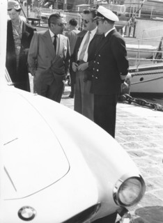 Aristotle ONASSIS with Johannes Brennecke in Monaco