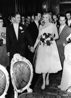 Wedding of Antia EKBERG and Anthony STEEL, 1956