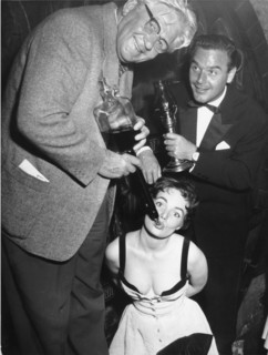 Paul HÖRBIGER, Renate EWERT and Joachim FUCHSBERGER, Frankfurt 1956