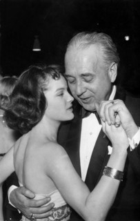 Romy SCHNEIDER and her stepfather Hans Herbert BLATZHEIM