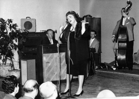 Zarah LEANDER in Marienfelde, 1959