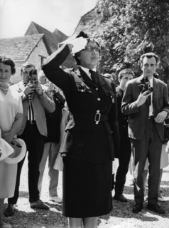 Josephine BAKER receives Cross of the Legion of Honor