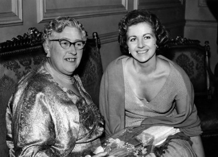 Agatha CHRISTIE and Margaret LOCKWOOD