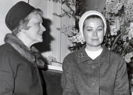 Grace KELLY with her mother Margaret KELLY, Paris 1962