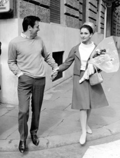 Tony CURTIS and Christine KAUFMANN in Rome 1965