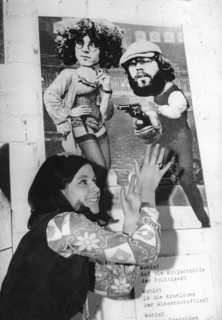 Collage by Maria Schanda with TEUFEL and LANGHANS, 1968