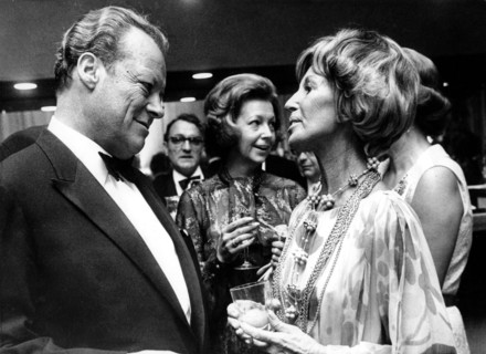 Willy BRANDT mit Lale ANDERSEN, Bonn 1970
