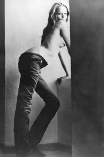 Countess Veronika 'Veruschka' VON LEHNDORFF posing, 1970